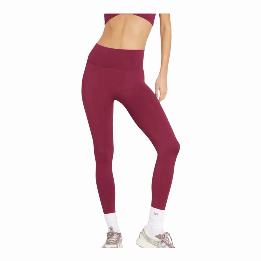 SET Active SculptFlex Leggings Wildberry High Rise Seamless Compression NWOT SM